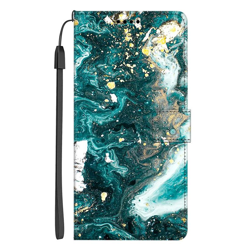 Marble Leather Case For Samsung Galaxy A03 A035F Case Note 20 S22 Plus S 22 Ultra A13 5G A 03 Flip Cover Stand Wallet Book Funda