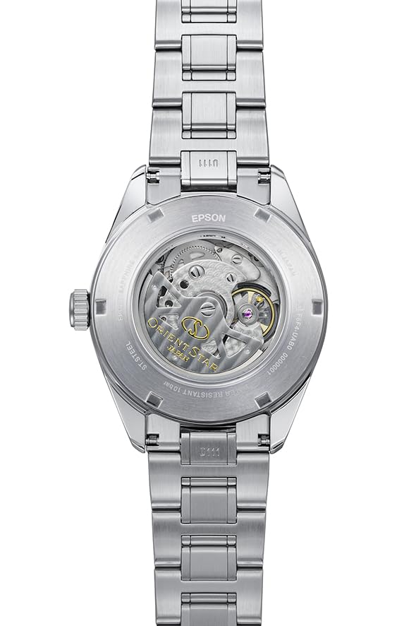 Orient Star RK-AV0136N Men's Automatic Watch, Modern Skeleton Design, Mechanical, Made In Japan, with 2-Year Manufacturer's Warranty, Gray