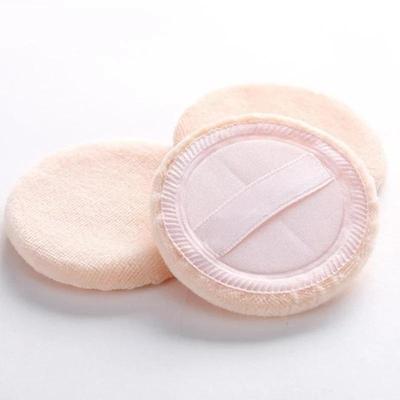 3Pcs / Lot Professional Round Flocking Make Up Powder Puff  Foundation Make Up Soft Ultra-thin Powder Puff Mini Beauty Tool