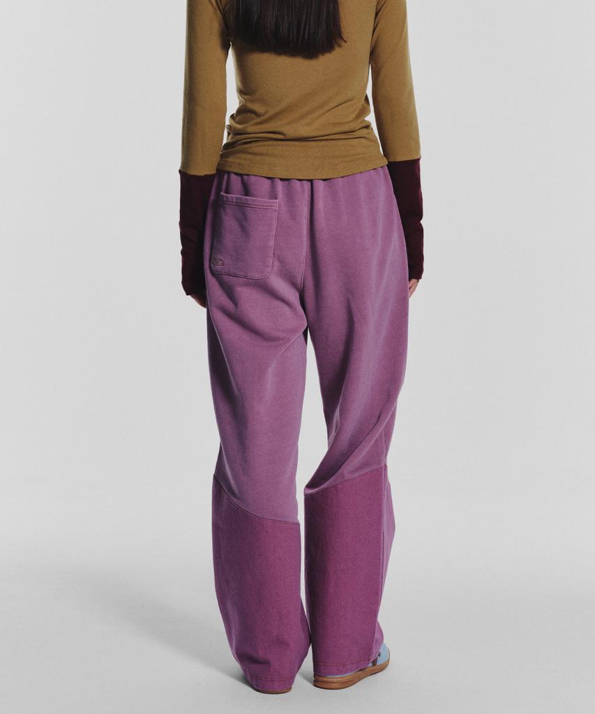 Minasu Pocket Point Cotton Track Pants_Pink