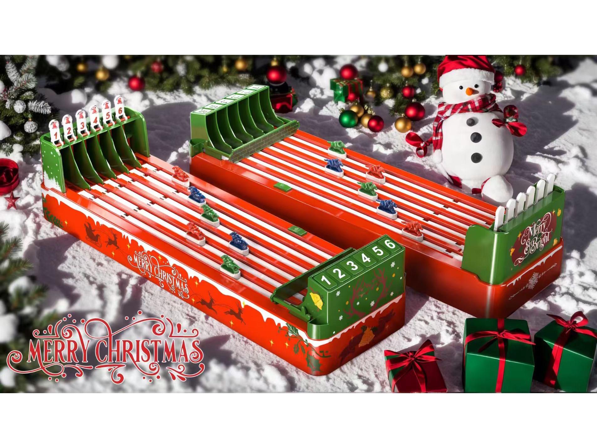 

Детский интерактивный игровой стол «Скачки» для трансграничного веселья родителей и детей.