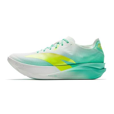 C202 G9 2 Fabric Low Top Carbon Plate Racing Running Shoes Men's White Green 112545573-5