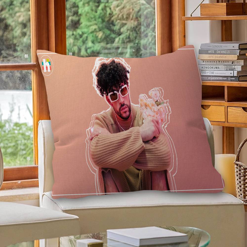 BBads BBunnys Art Personalized picture text home decorative pillows Household Gifts xcm
