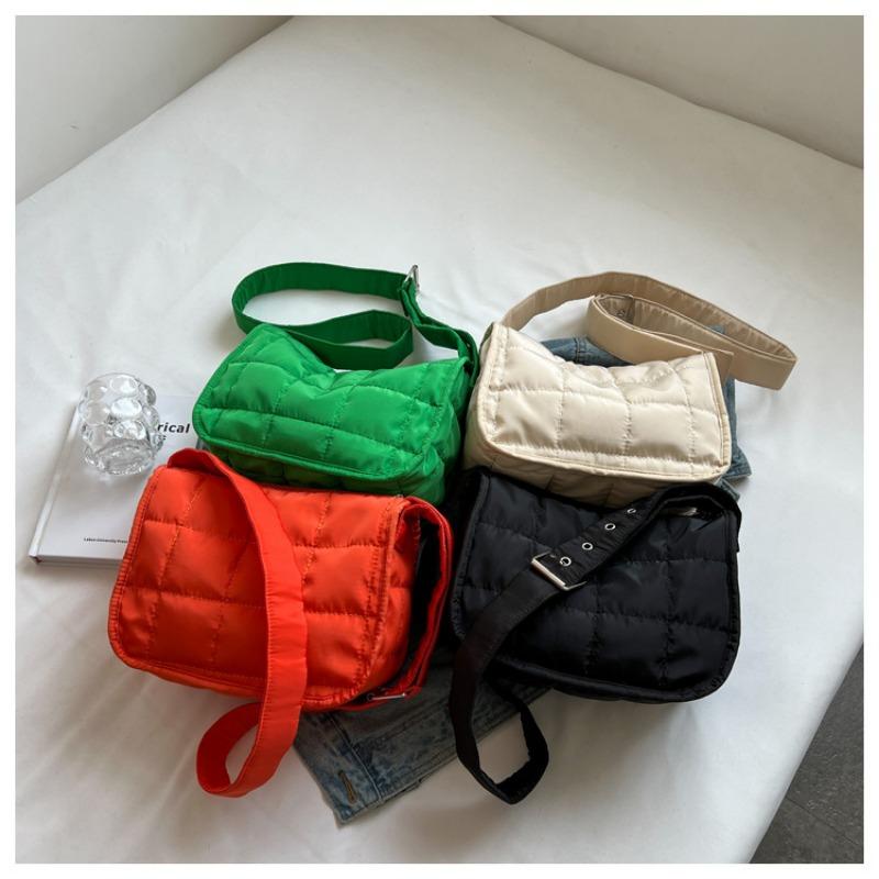 Women's Bag Minimalist Bag Plaid Tote Bag Crossbody Bag Solid Color Casual Bag
