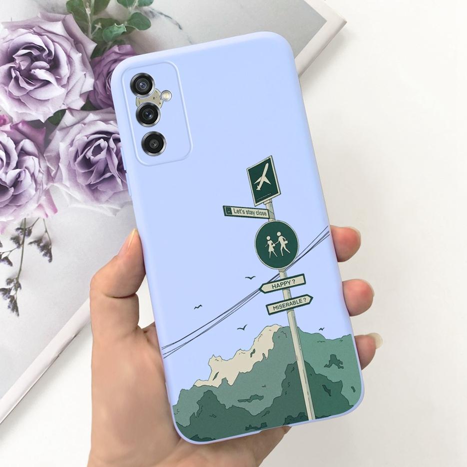 For Samsung Galaxy M52 5G Case SM-M526B Cute Dinosaur Cartoon Back Cover Soft Silicone Phone Case For Samsung M52 M 52 5G Fundas