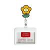 Strawberry Students Card Nurse Badge Holder Name Card Holder ID Card Clips Retractable Badge Reel
