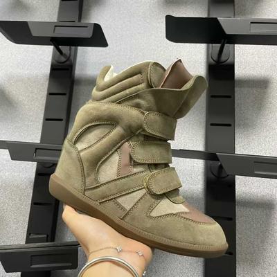 New Color Scheme Green Women's Shoes 2025 Popular High-top Shoes