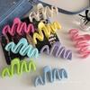 Cream Wave Large Grab Clip Women'S Back Of Head Disc Hair Shark Clip Simple Color Hairpin Hairpin Hair Accessories Headgear