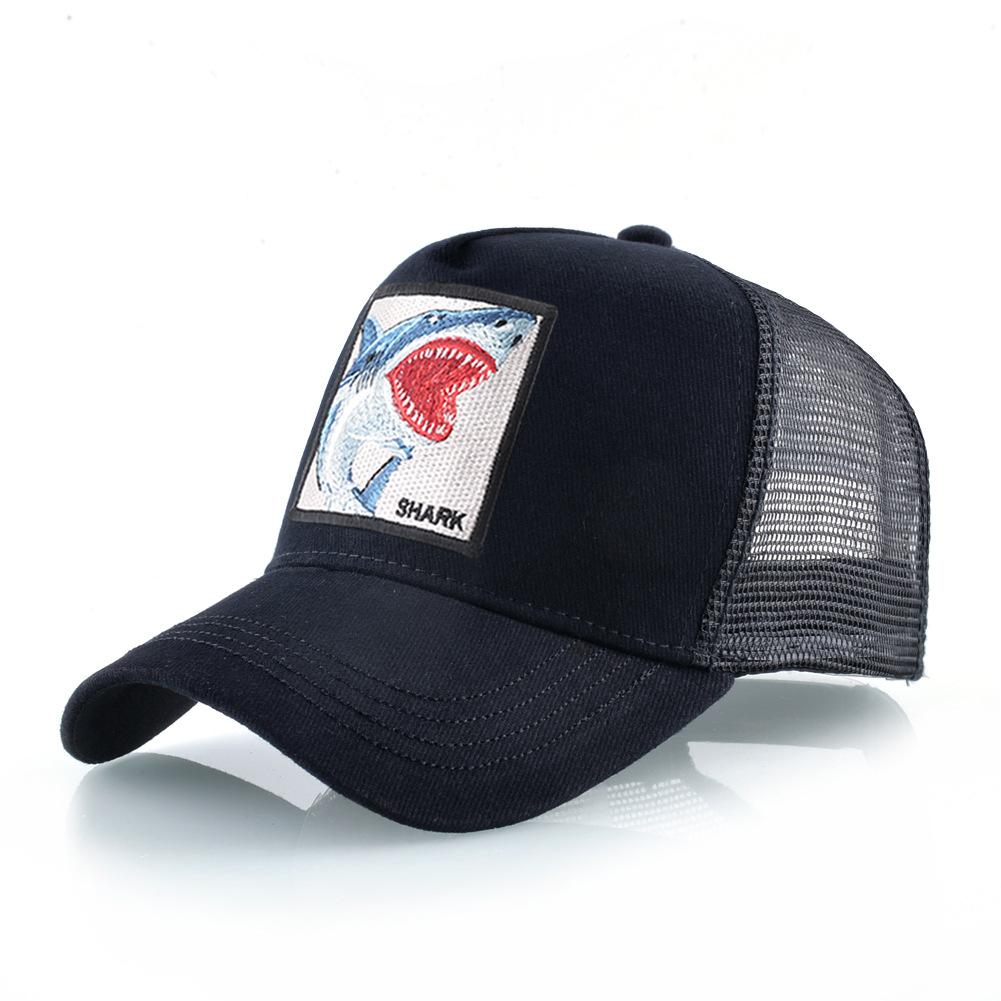 Four Seasons Trucker Cap Men Women Snapback Hip Hop Baseball Cap With Embroidery Scorpion Patch Adjustable Visor Hat
