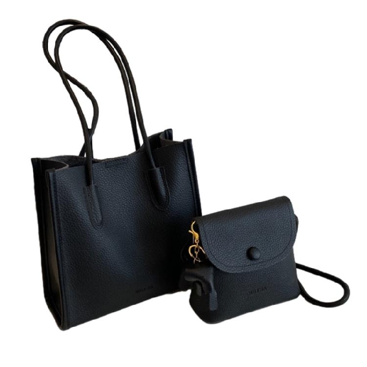 2023 Shoulder Bag Tote with Small Crossbody Bag Versatile Bucket Bag for Girl