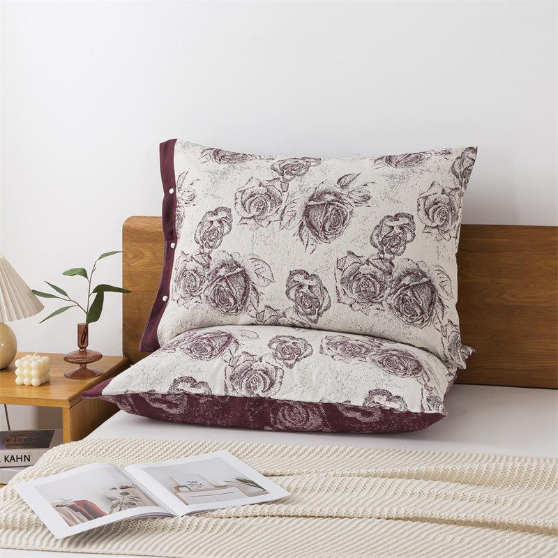 Gaze-Kissenbezug aus reiner Baumwolle: Kein Pilling, Kein Ausbleichen, Schweißabsorbierend, Fleckenresistent - Perfekt für Erwachsene.