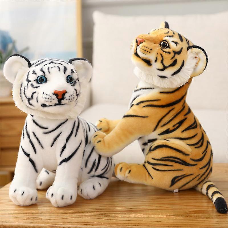 Tiger Doll Tiger Plush Toy Stuffed Soft Wild Animal Forest Tiger Pillow Dolls For Children Birthday Gift
