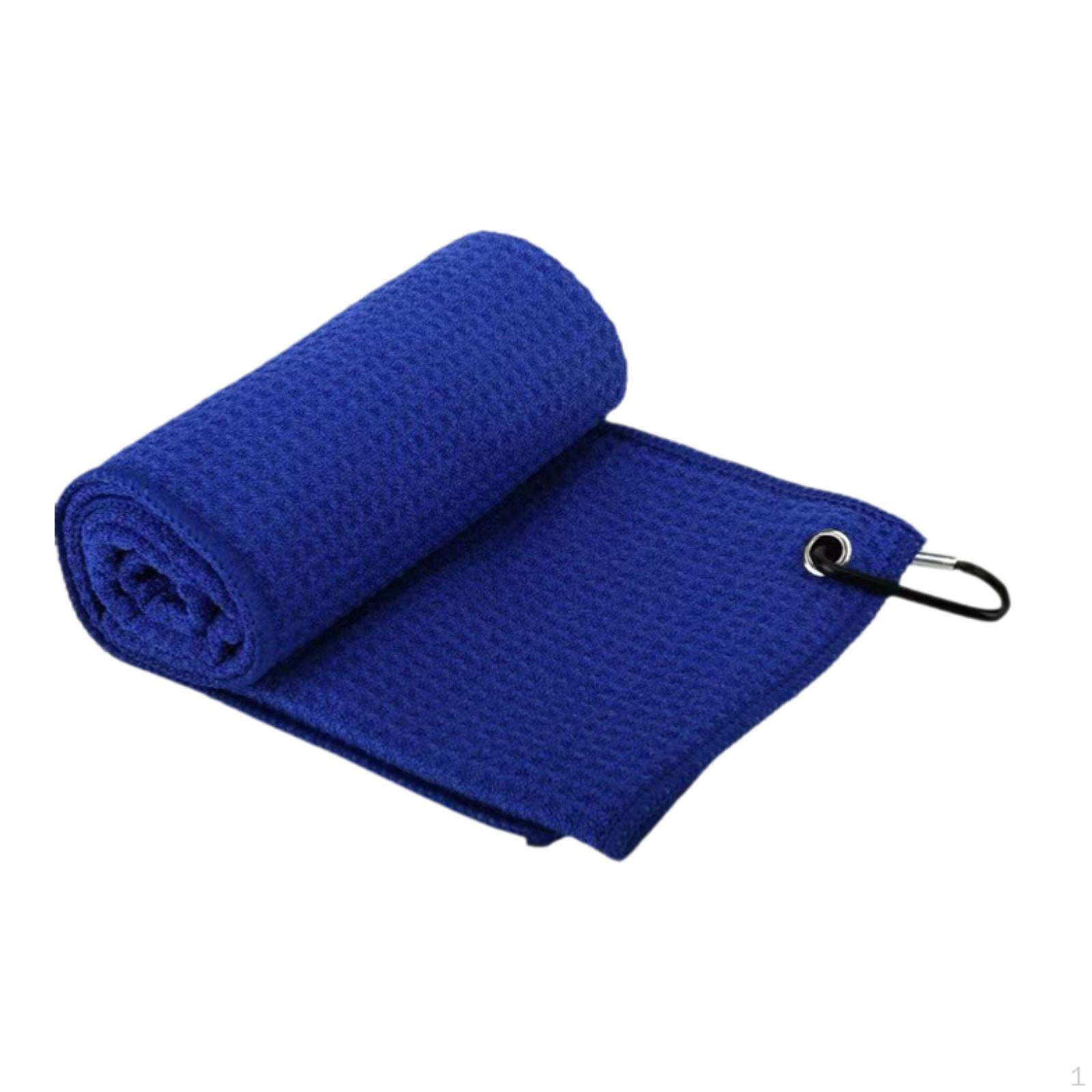 

Golf Napkin Towel Soft Drying with Clip Support Gifts for Men синій