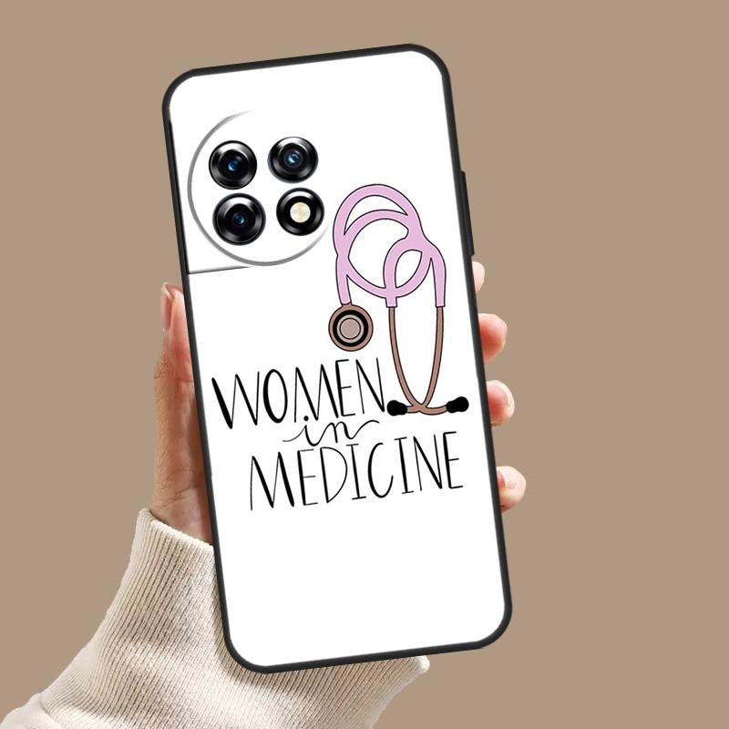 Cartoon Doctor Nurse Case For OnePlus 12R 10R 9R 10T 8T 8 9 10 Pro 11 12 OnePlus Nord CE 2 3 Lite N10 N20 Cover
