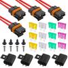 4 Pieces Fuse Holder 12AWG 18CM Heavy Duty Inline