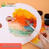 CHINJOO Large Oval Plastic Mixing Palette