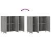 Sideboard Gray Sonoma 90x34x80 cm Particleboard