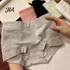 Tummy Control Underwear Women High Waist Boyshorts, Full Coverage Seamless Boxer Mid Rise Briefs Panties, Solid Color Stretch Breathable Comfortable