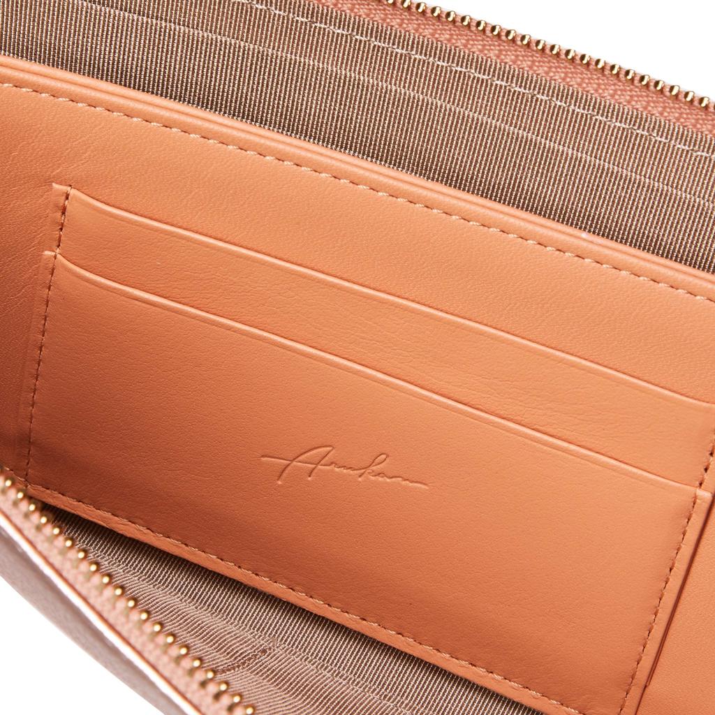 ARUKAN Arcan Feena Large Zipper Wallet, Size 44, Pink, 1312-638