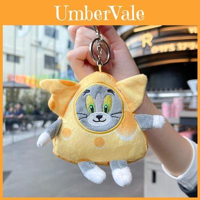 Tom And Jerry Cartoon Plush Keychain With Soft Material For Kids And Students
