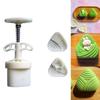 Traditionelles Set Mungobohnenkuchenformen Dessert-Formwerkzeug Backformen Dessert-Presswerkzeug Geeignet für Backwaren
