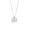 Opal Lucky Four-leaf Clover Necklace Women's Fashion Versatile Niche Light Luxury Necklace Gift Women