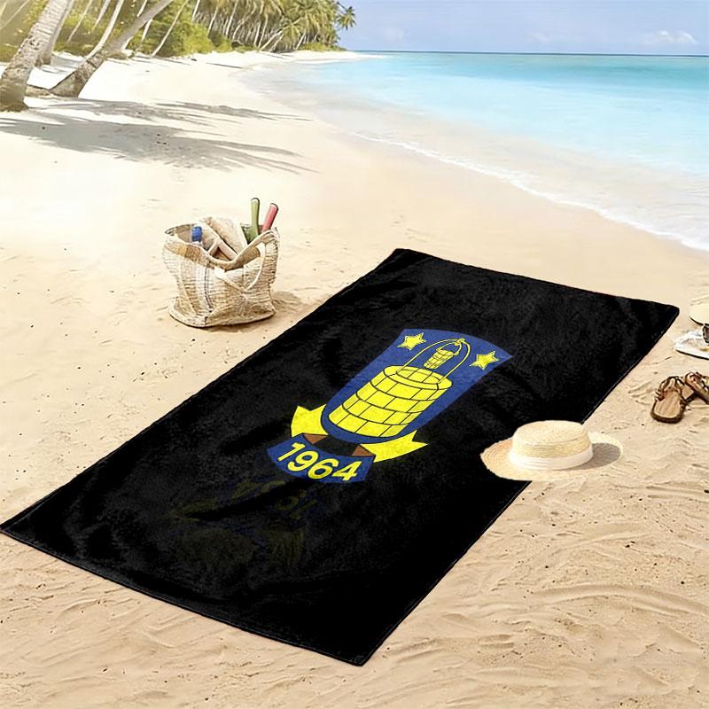 BIF Print Beach Towel, Large Soft Quick Dry Towel for Beach Camping Swimming