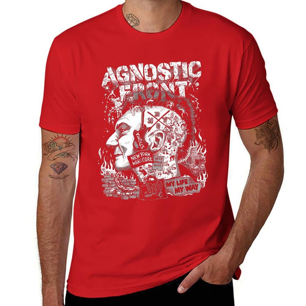 *(&)(Hardcore-Punk ()Agnostisches T-Shirt schnelltrocknende Sommerkleidung individuelles Design dein eigenes Sweat Herren T-Shirts
