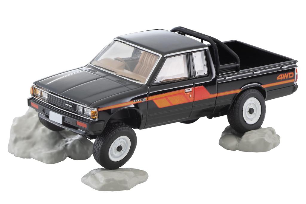 Tomica Limited Vintage Neo Datsun Truck 4WD King Cab AD Černý hotový produkt LV-N320a