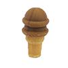 10Pcs Miniature Dollhouse Mini Ice-Cream Cones Model Mini House Pretend Play Food Doll Toy Accessories Dollhouse Photo Props