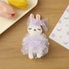 DIY Princess Hair Clip Handmade Stuffed Rabbit Doll Cute Bunny Plush Brooch  Hair Clip Accessories