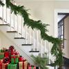 Artificial PE Norfolk Pine Garland with Soft Rubber Pine Needles - Christmas Decoration Wreath Simulation