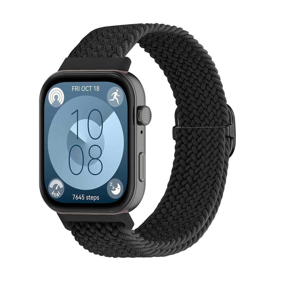 Armband für Huawei Watch Fit 3 4 pro Zubehör Verstellbares Sport Ersatz-Armband Geflochtenes Solo Loop Armband huawei fit3 4 Band