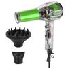 Sèche-cheveux transparent avec diffuseur sèche-cheveux ionique sèche-cheveux portable professionnel accessoires pour femmes bouclées