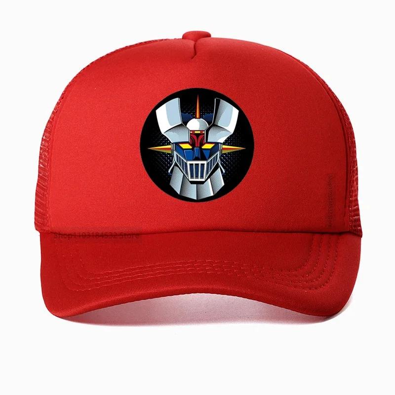 Unisex summer Dad hat Anime Mazinger Z baseball cap Für Männer Design Kurzarm Mode Benutzerdefinierte Plus Cartoon Camiseta hats