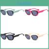 Korean Style Beige Cat Eye Sunglasses With Uv400 Protection For Fashionable Outdoors