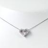 And me jewelry Diamantkette offenes Herz K18WG Qualitätszertifikat inklusive 3136 [Your Box] 0,2 ct [Geschenkverpackung]