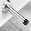 3 Pieces Stainless Steel Door Stop Anti-Collision Door Stop Wall Mounted Doorstop Rubber Buffer Stopper