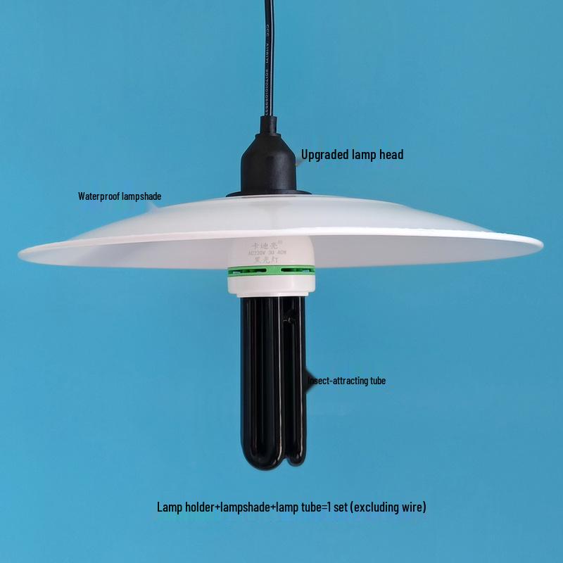 12V Insektenfalle mit Licht für den Außenbereich in der Aquakultur – für Käfer, Grillen, Zikaden und Motten