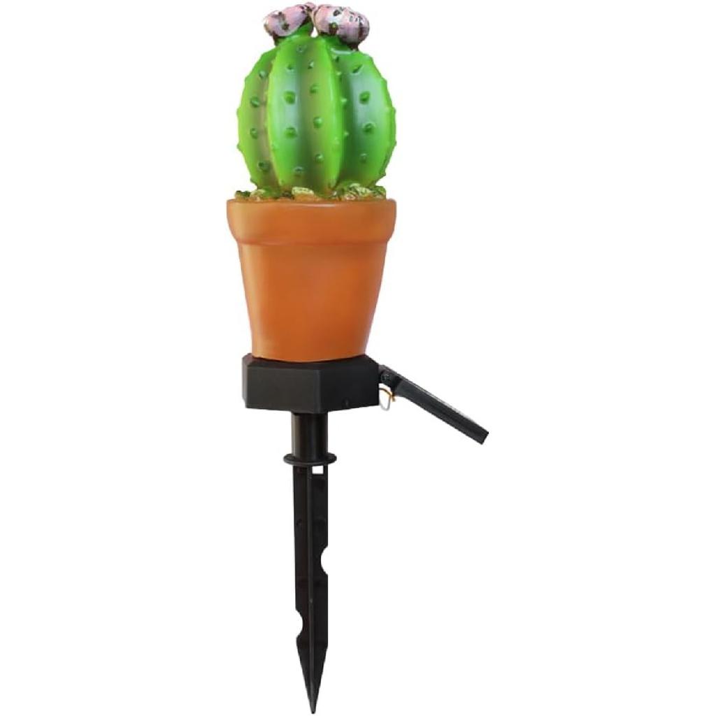 Uonlytech Outdoor Solar Lawn Lights Cactus Lights Decorative Stake LED Light for Yard Garden Patio Decor(Cactus)
