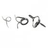 Fly Fishing Rod Guides Set Hard Guides And Tip Ring Hook Keeper For Rod Repair