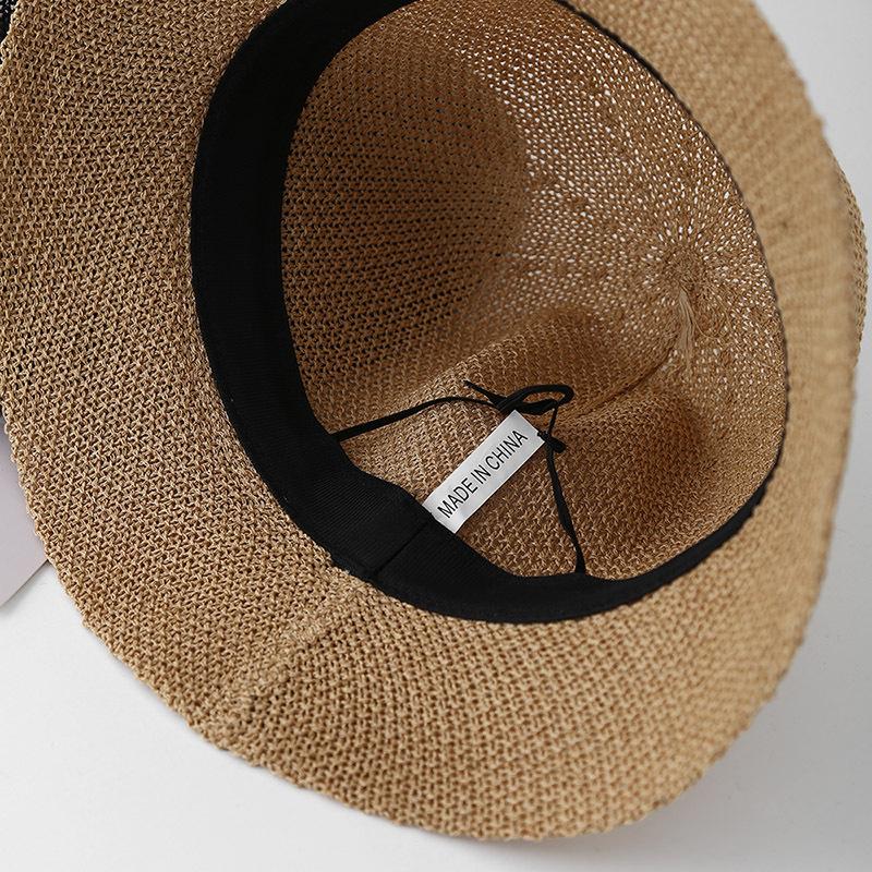 Bucket Hat Sun Protection For Women Korean Minimalist Knit Fisherman Cap Breathable Travel Hat Beach/urban/vacation Sunscreen