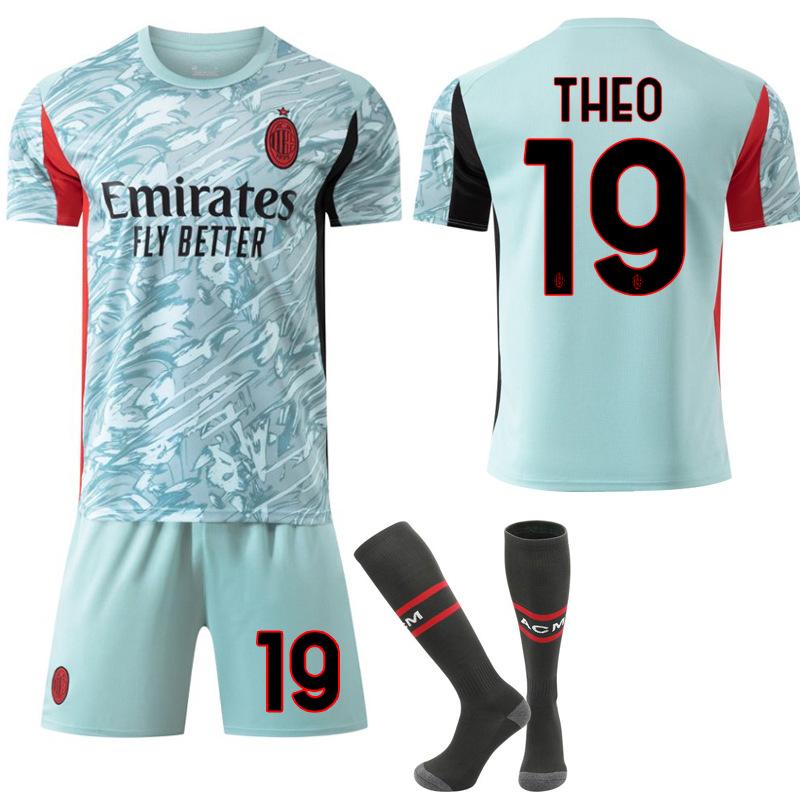 2526 Away Club No. 10 Leo Felix Jersey Sports Children's AC Milan Away Football Jersey