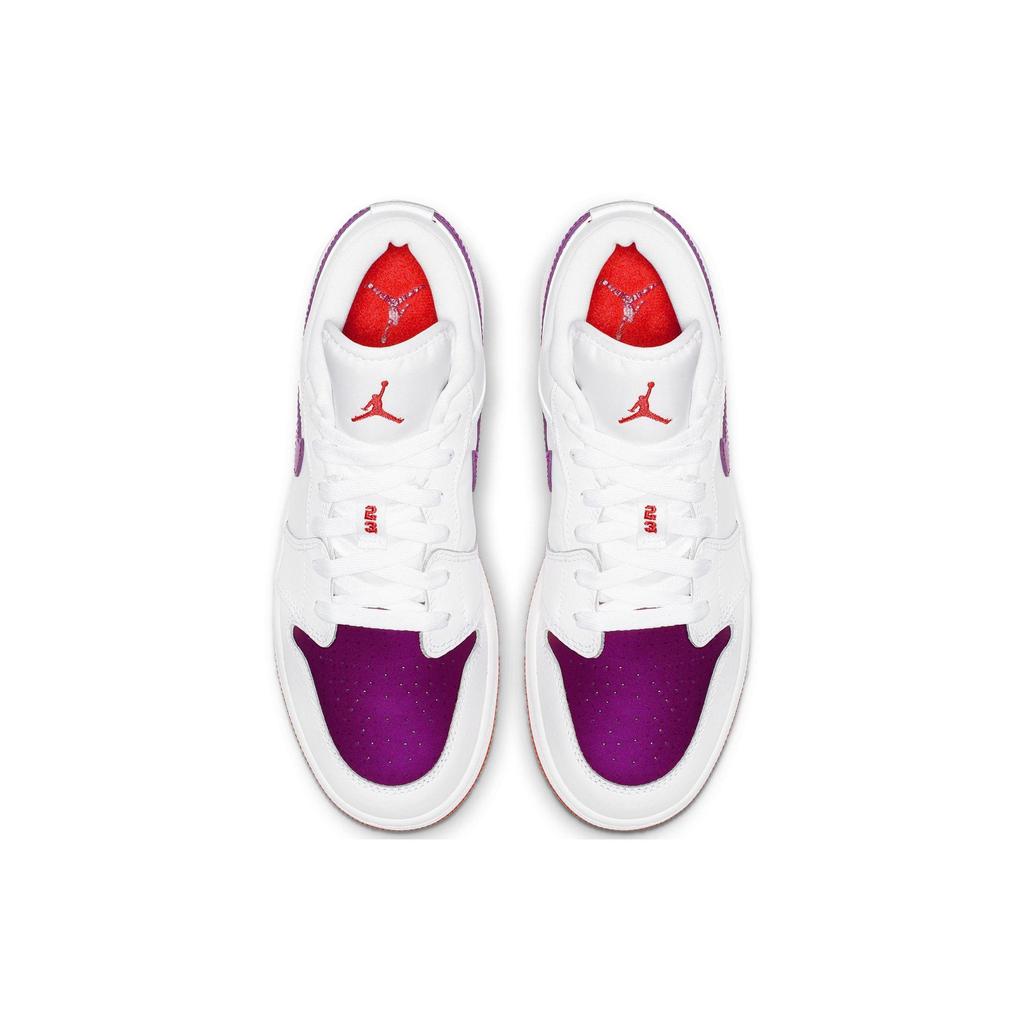 Jordan 1 Low GS White Berry 554723-161