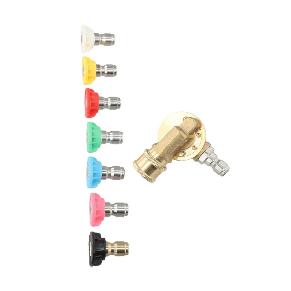 Outdoor Cleaning Nozzle Kit High Pressure Cleaner Effective Cleaning Performance Car Cleaning Compatible With 4500 PSI