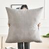 50x50/60x60/80x80CM Dimensiune Mare Față de Pernă Decorativă Canapea Sufragerie Față de Pernă Uni Decor Față de Pernă Decorativă pentru Casă
