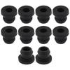 10Pcs Scratchproof Grates Grommet Kit RV Stove Grommets Stove Parts Heat Resistant Burner Grate Pad Accessories Black