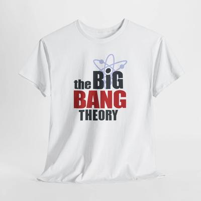 Retro TV T-shirt, The Big Bang Theory 100% Katoenen T-shirt, Unisex Grafisch T-shirt, Nerd Cadeau