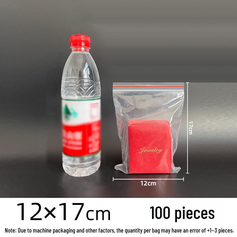 Thickened Heat-Seal Transparent PE Food Bags: Self-Sealing & Customizable