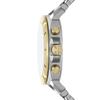 Fossil PRIVATEER BQ2815 Men's Watch, Silver & Gold